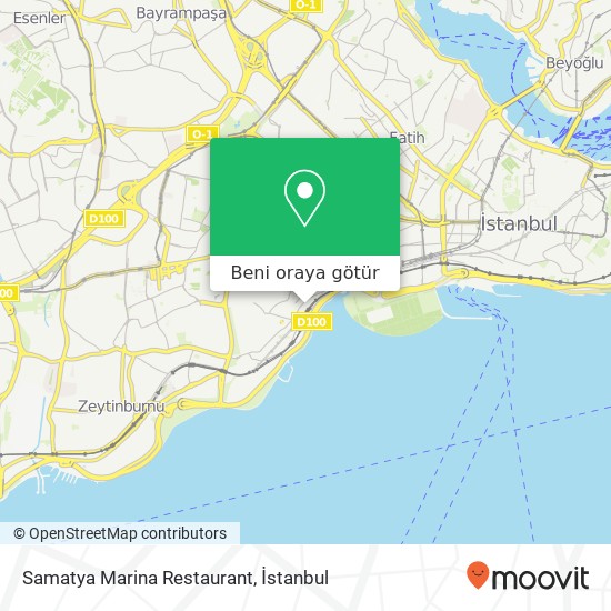 Samatya Marina Restaurant harita