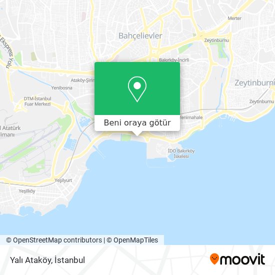 Yalı Ataköy harita