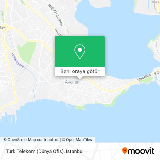 Türk Telekom (Dünya Ofis) harita