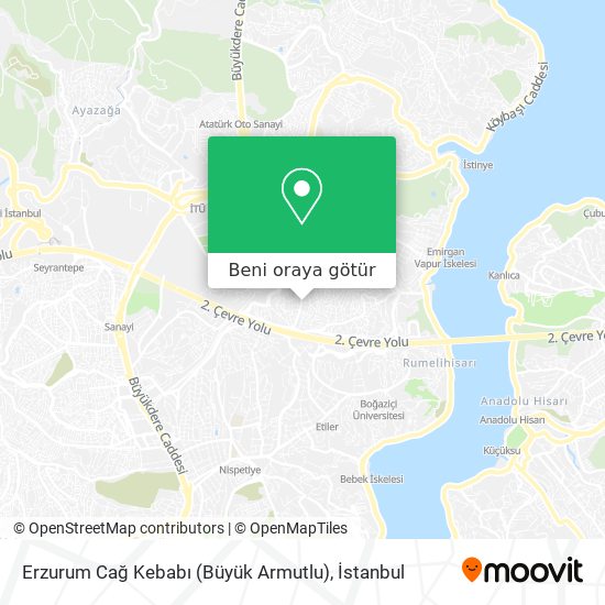 Erzurum Cağ Kebabı (Büyük Armutlu) harita