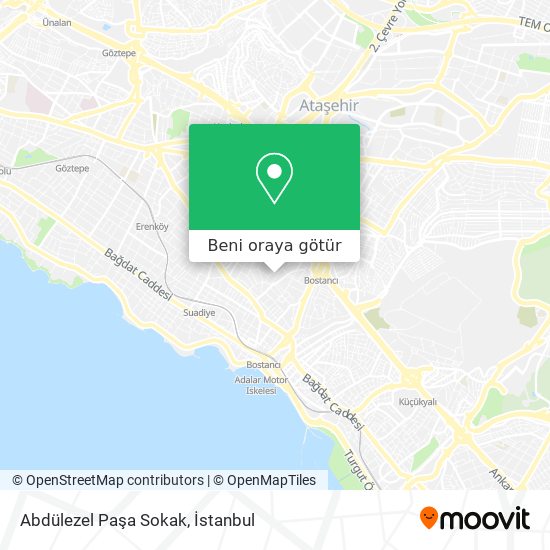 Abdülezel Paşa Sokak harita
