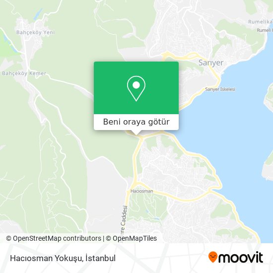 Hacıosman Yokuşu harita