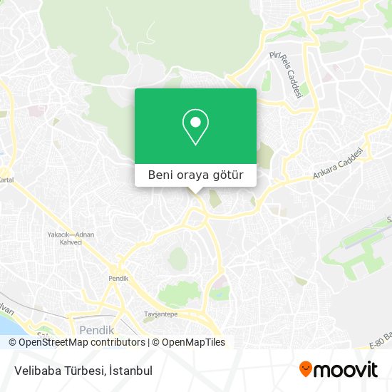 Velibaba Türbesi harita