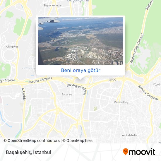 Başakşehir, harita