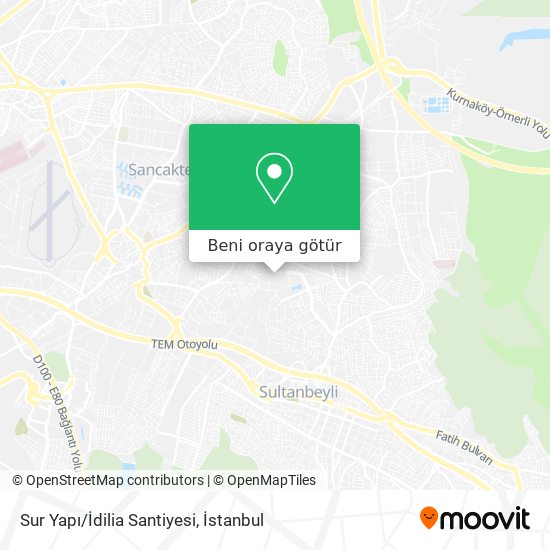 Sur Yapı/İdilia Santiyesi harita