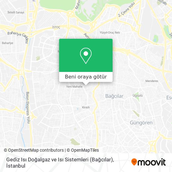 Gediz Isı Doğalgaz ve Isı Sistemleri (Bağcılar) harita