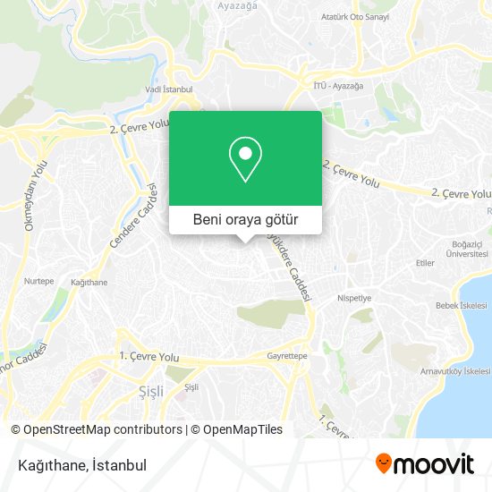 Kağıthane harita