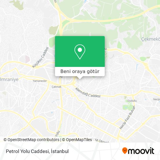 Petrol Yolu Caddesi harita