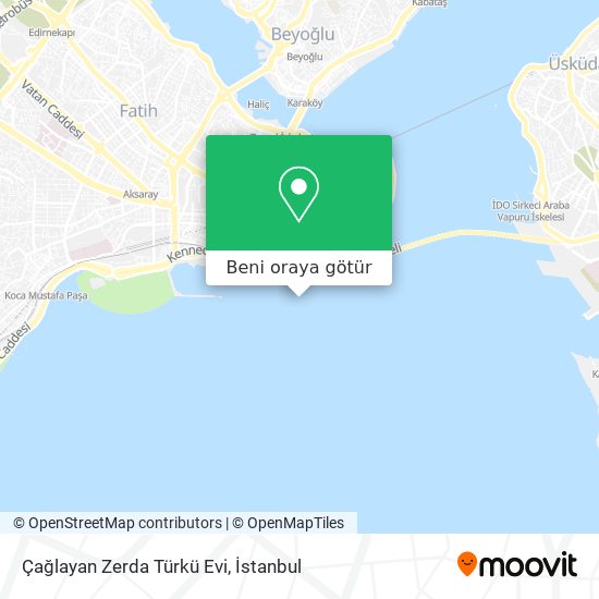 Çağlayan Zerda Türkü Evi harita