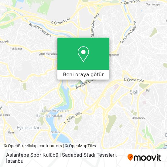 Aslantepe Spor Kulübü | Sadabad Stadı Tesisleri harita