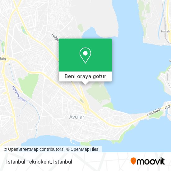 İstanbul Teknokent harita