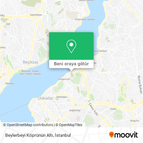 Beylerbeyi Köprünün Altı harita