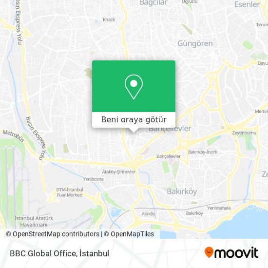 BBC Global Office harita