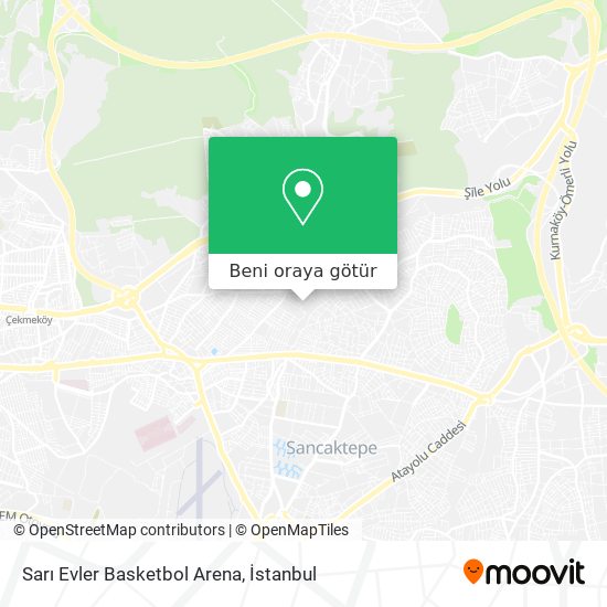 Sarı Evler Basketbol Arena harita