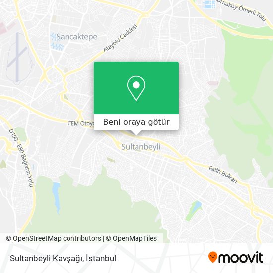 Sultanbeyli Kavşağı harita