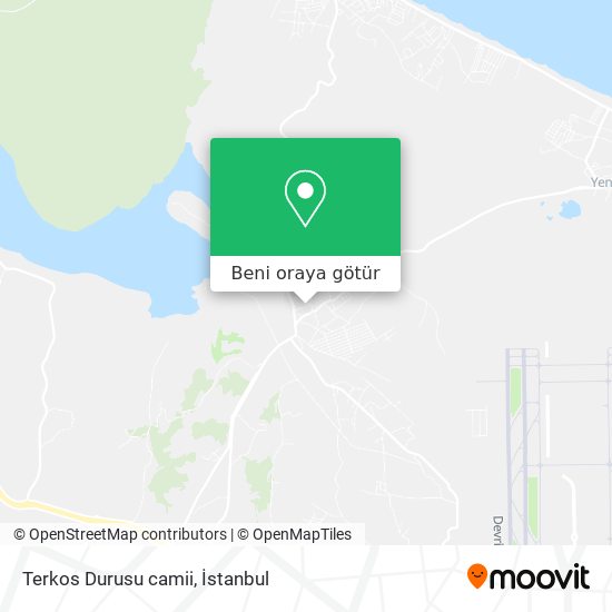 Terkos Durusu camii harita