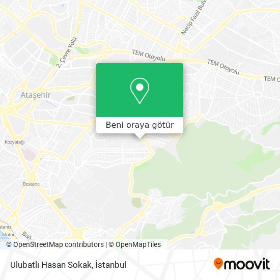 Ulubatlı Hasan Sokak harita