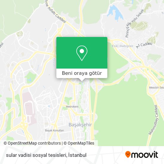 sular vadisi sosyal tesisleri harita