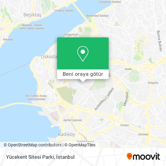 Yücekent Sitesi Parki harita