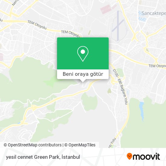 yesil cennet Green Park harita