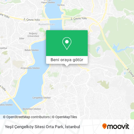 Yeşil Çengelköy Sitesi Orta Park harita