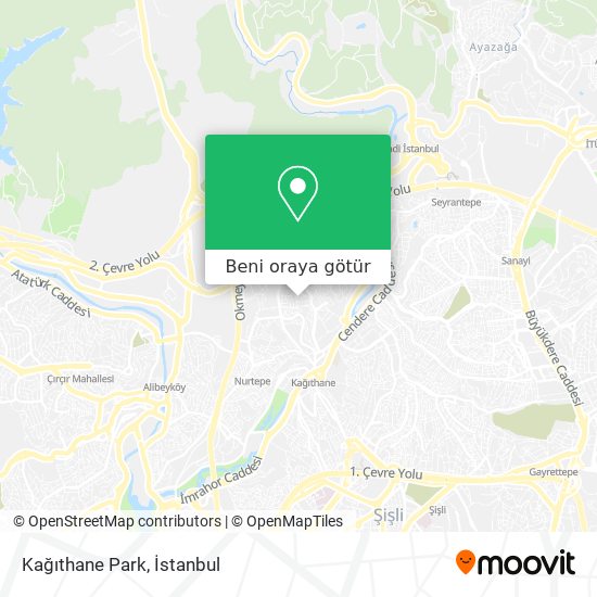Kağıthane Park harita