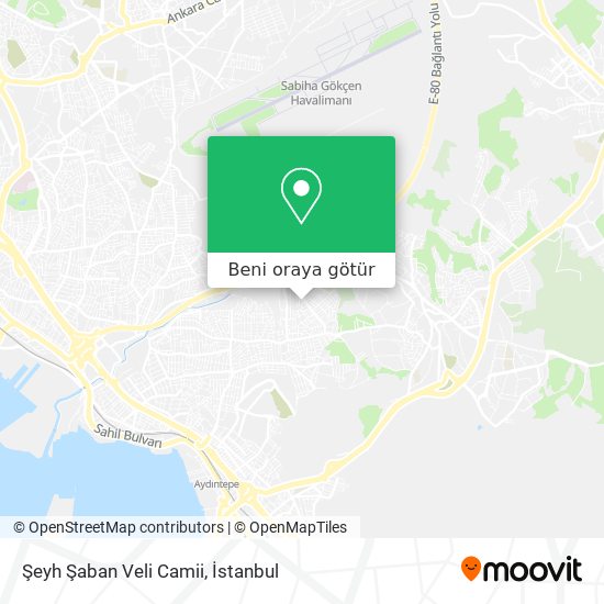 Şeyh Şaban Veli Camii harita