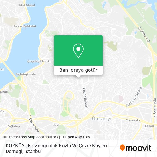 KOZKÖYDER-Zonguldak Kozlu Ve Çevre Köyleri Derneği harita