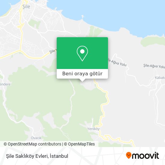 Şile Saklıköy Evleri harita
