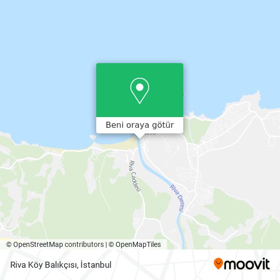 Riva Köy Balıkçısı harita