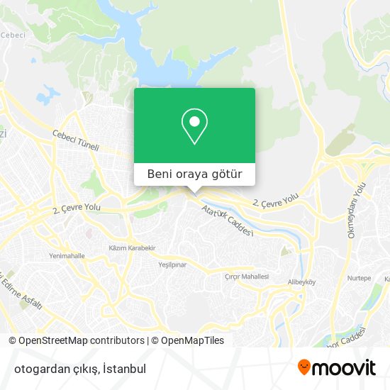 otogardan çıkış harita