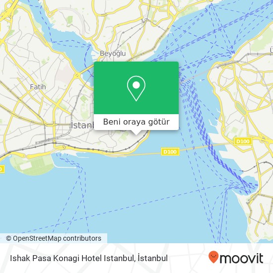 Ishak Pasa Konagi Hotel Istanbul harita