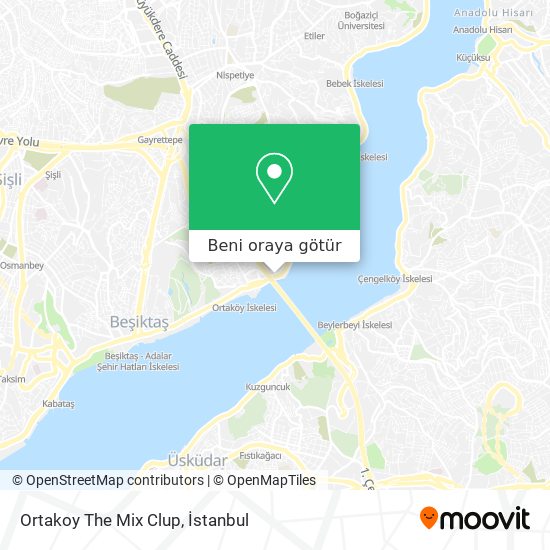Ortakoy The Mix Clup harita