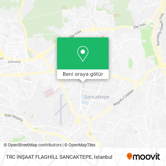 TRC İNŞAAT FLAGHİLL SANCAKTEPE harita