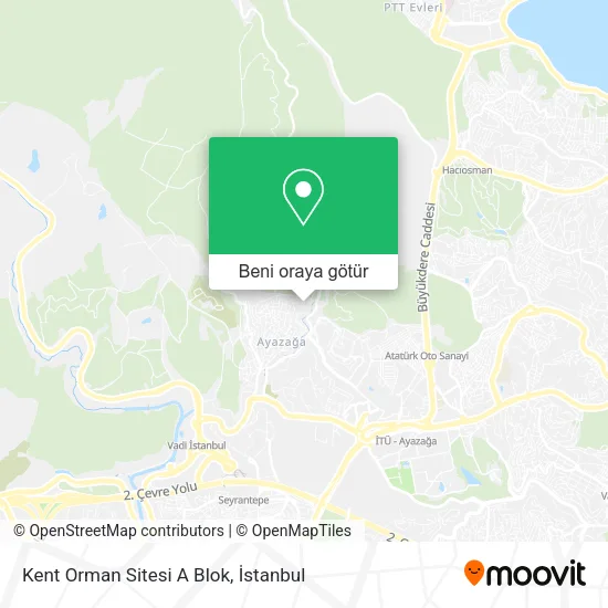 Kent Orman Sitesi A Blok harita