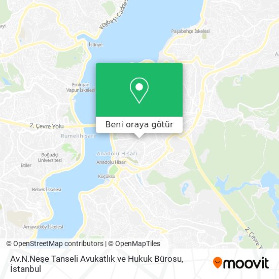 Av.N.Neşe Tanseli Avukatlık ve Hukuk  Bürosu harita
