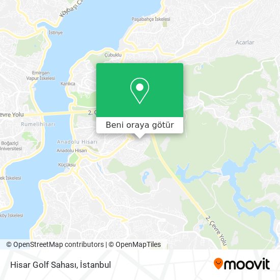 Hisar Golf Sahası harita