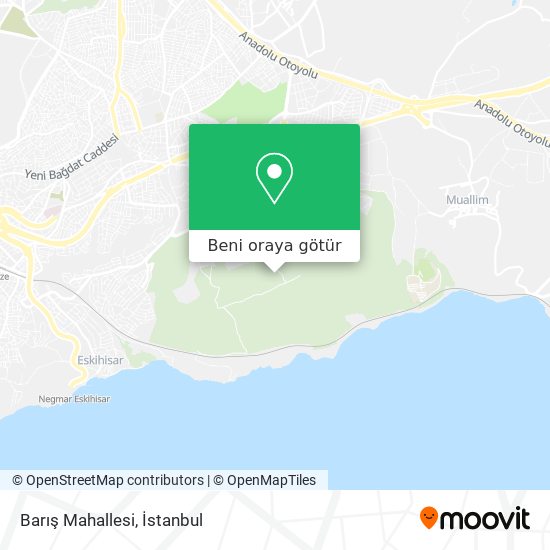 Barış Mahallesi harita