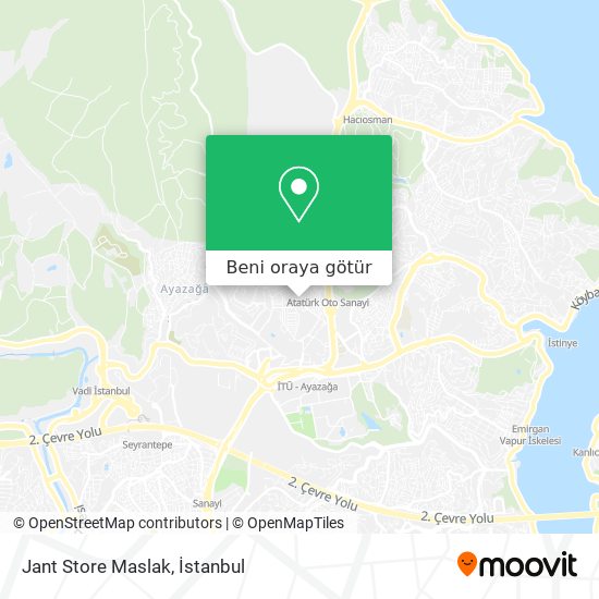 Jant Store Maslak harita