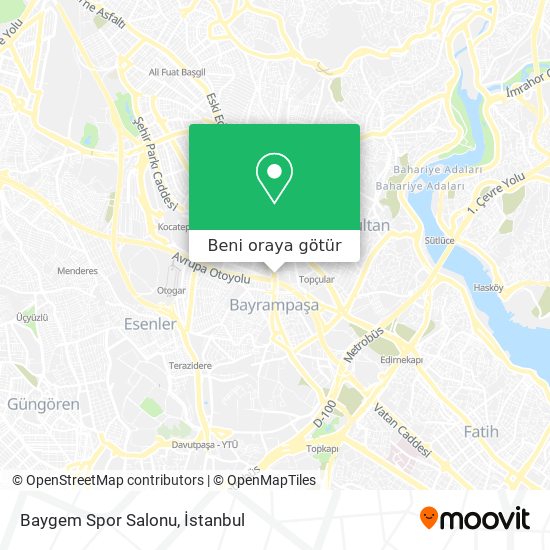 Baygem Spor Salonu harita