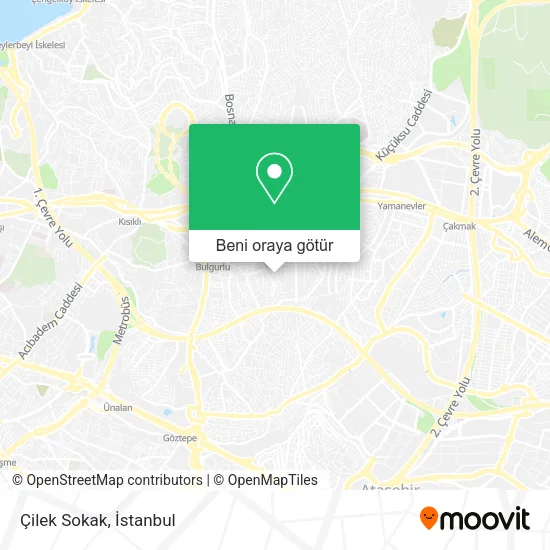 Çilek Sokak harita