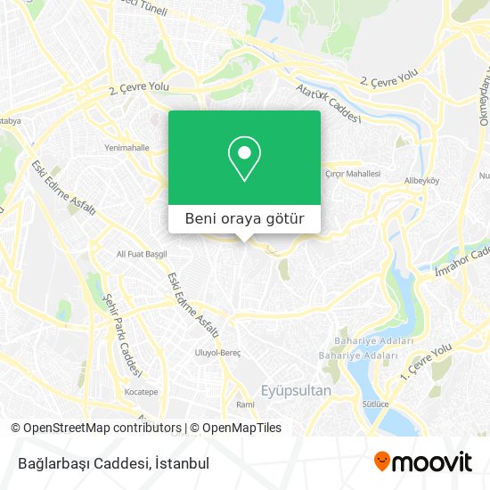 Bağlarbaşı Caddesi harita