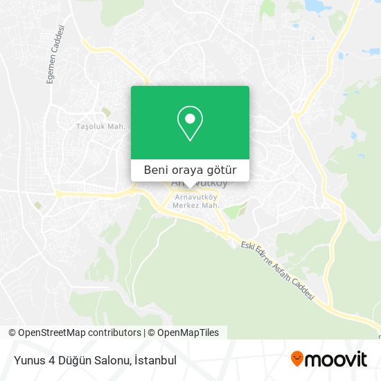Yunus 4 Düğün Salonu harita