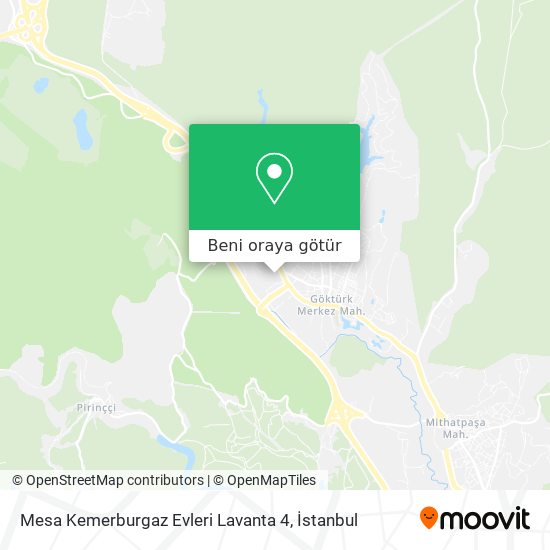 Mesa Kemerburgaz Evleri Lavanta 4 harita