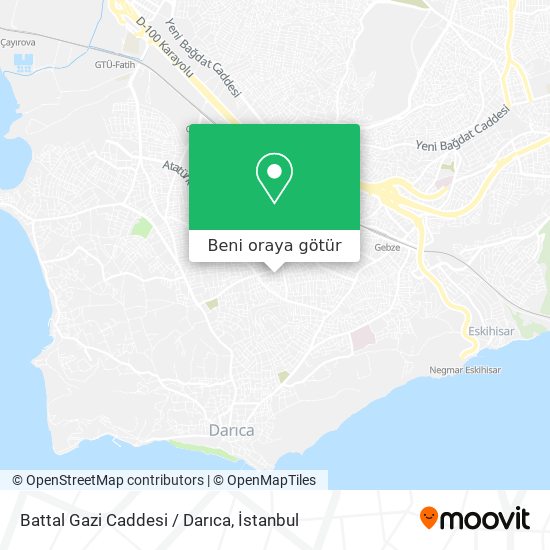 Battal Gazi Caddesi / Darıca harita