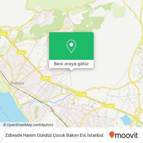 Zübeyde Hanım Gündüz Çocuk Bakım Evi harita