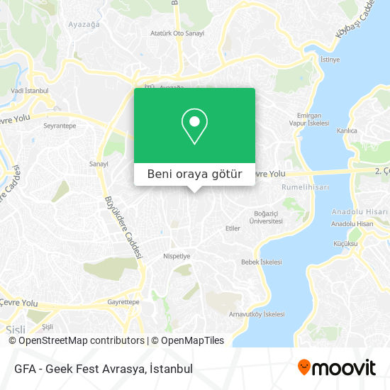 GFA - Geek Fest Avrasya harita