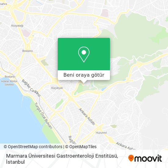Marmara Üniversitesi Gastroenteroloji  Enstitüsü harita