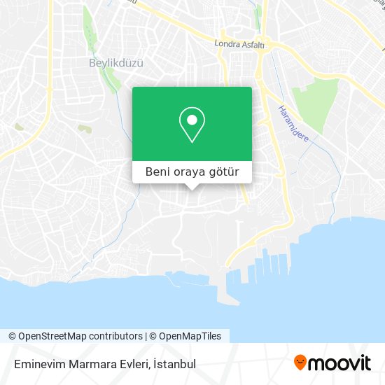 Eminevim Marmara Evleri harita
