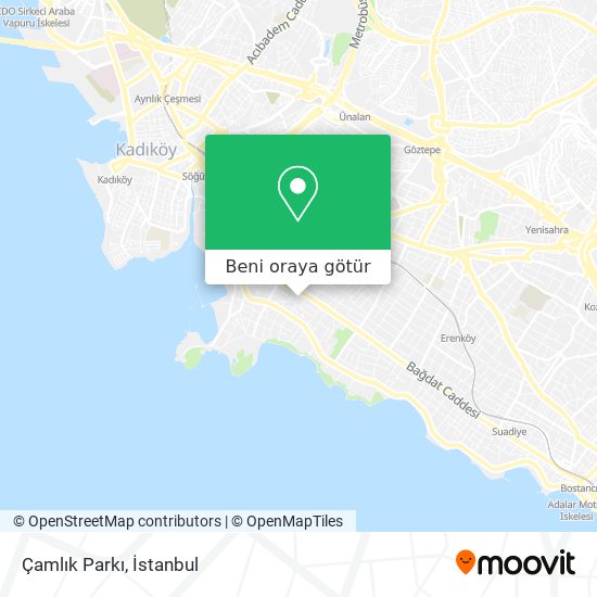Çamlık Parkı harita